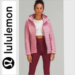 NWOT Lululemon Pack It Down Jacket 700 Fill Pink Taupe Sz 6